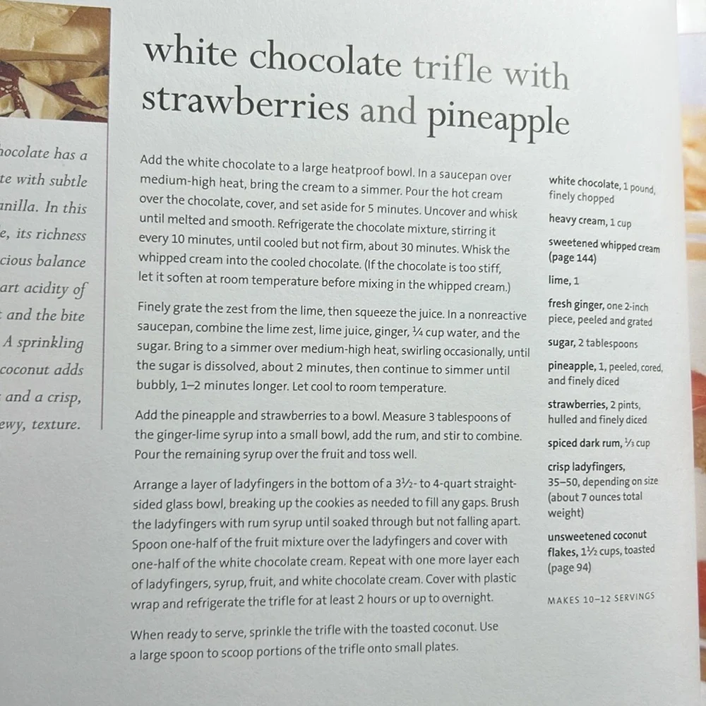 Williams Sonoma New Flavors for Desserts cookbook